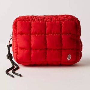 FP Movement by Free People Quilted Mini Case Winterberry Red NWT